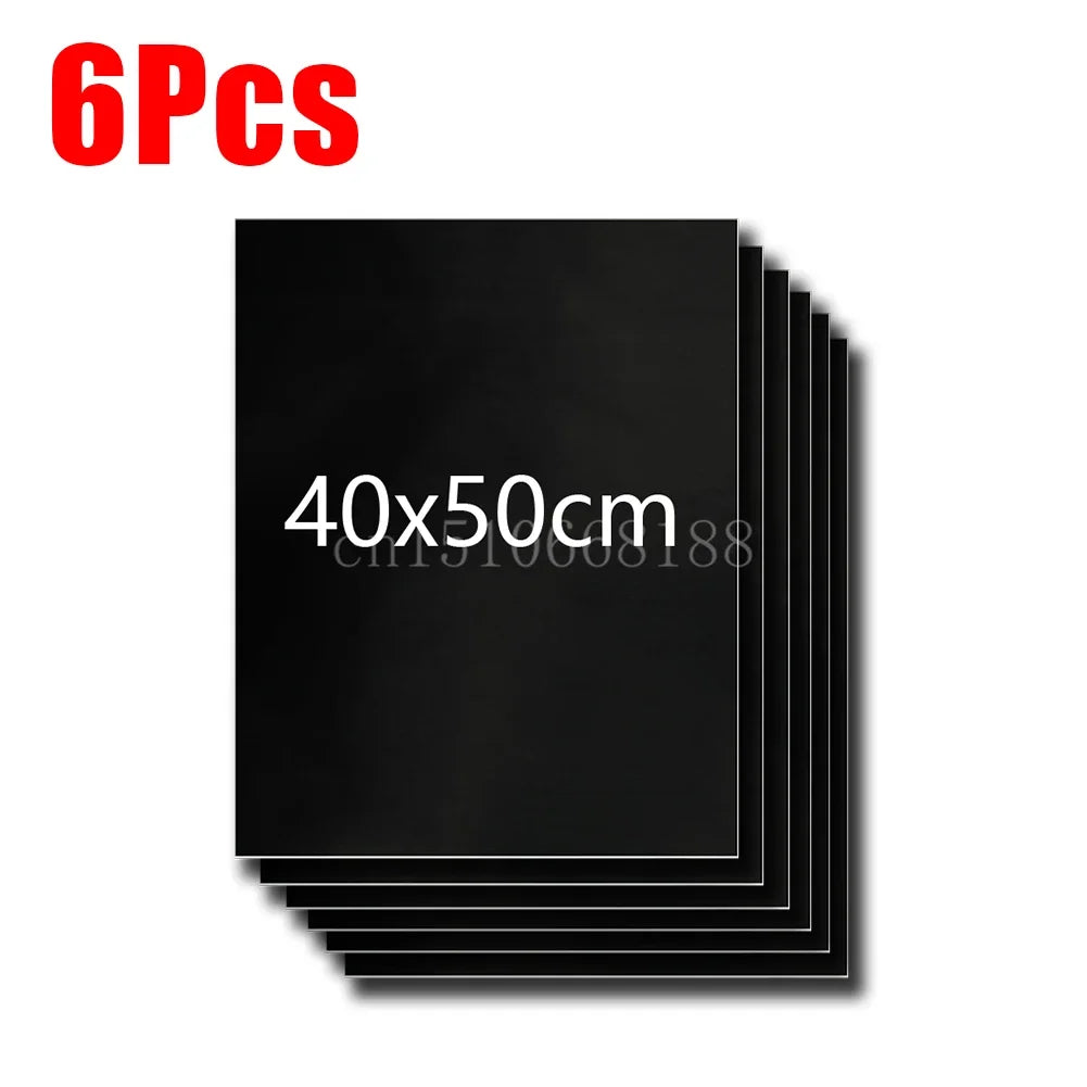 6 Pcs Tapis de barbecue Antiadhésif Tapis de gril Réutilisable